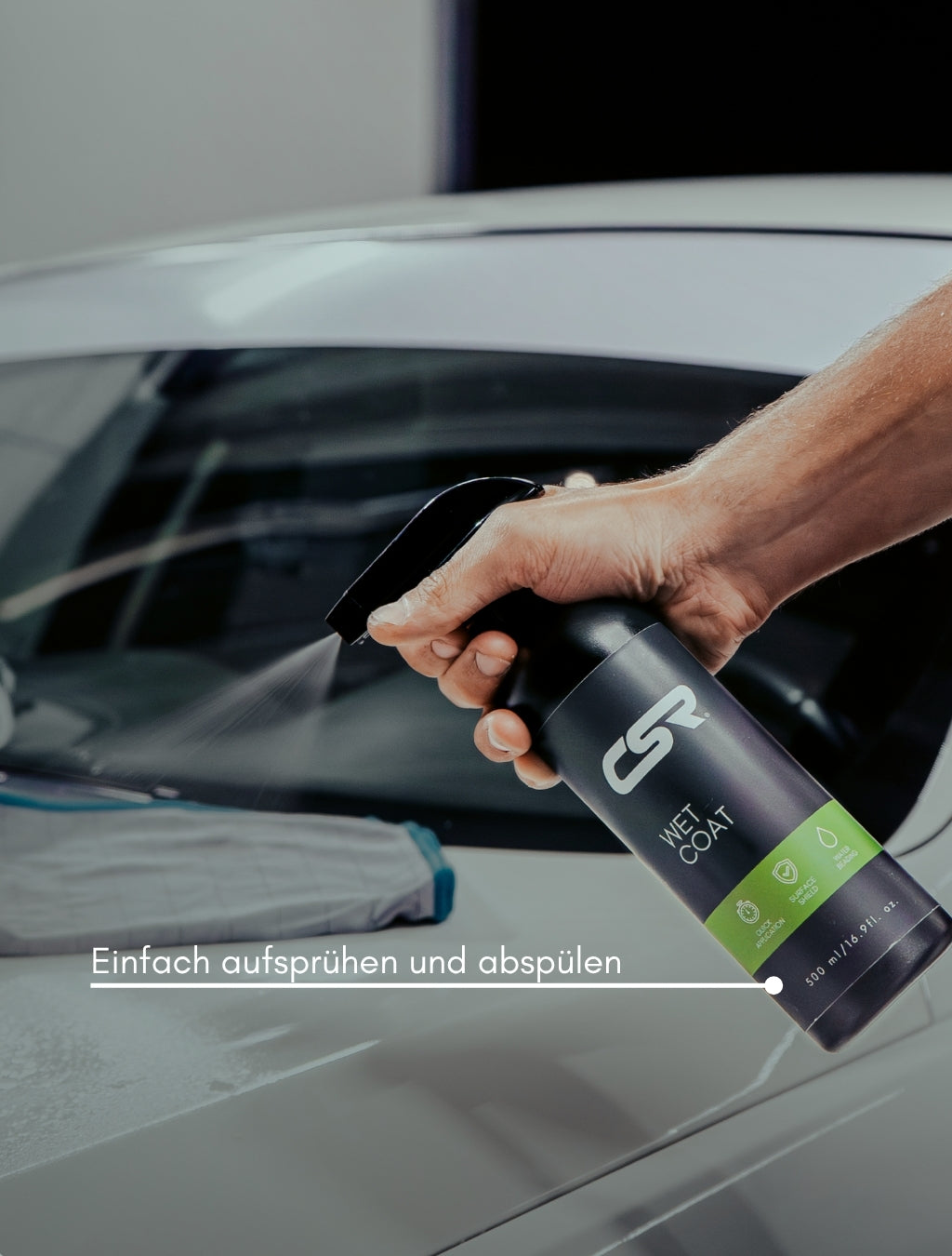 CSR Wet Coat – einfach aufsprühen und abspuelen fuer schnellen Glanz und Schutz