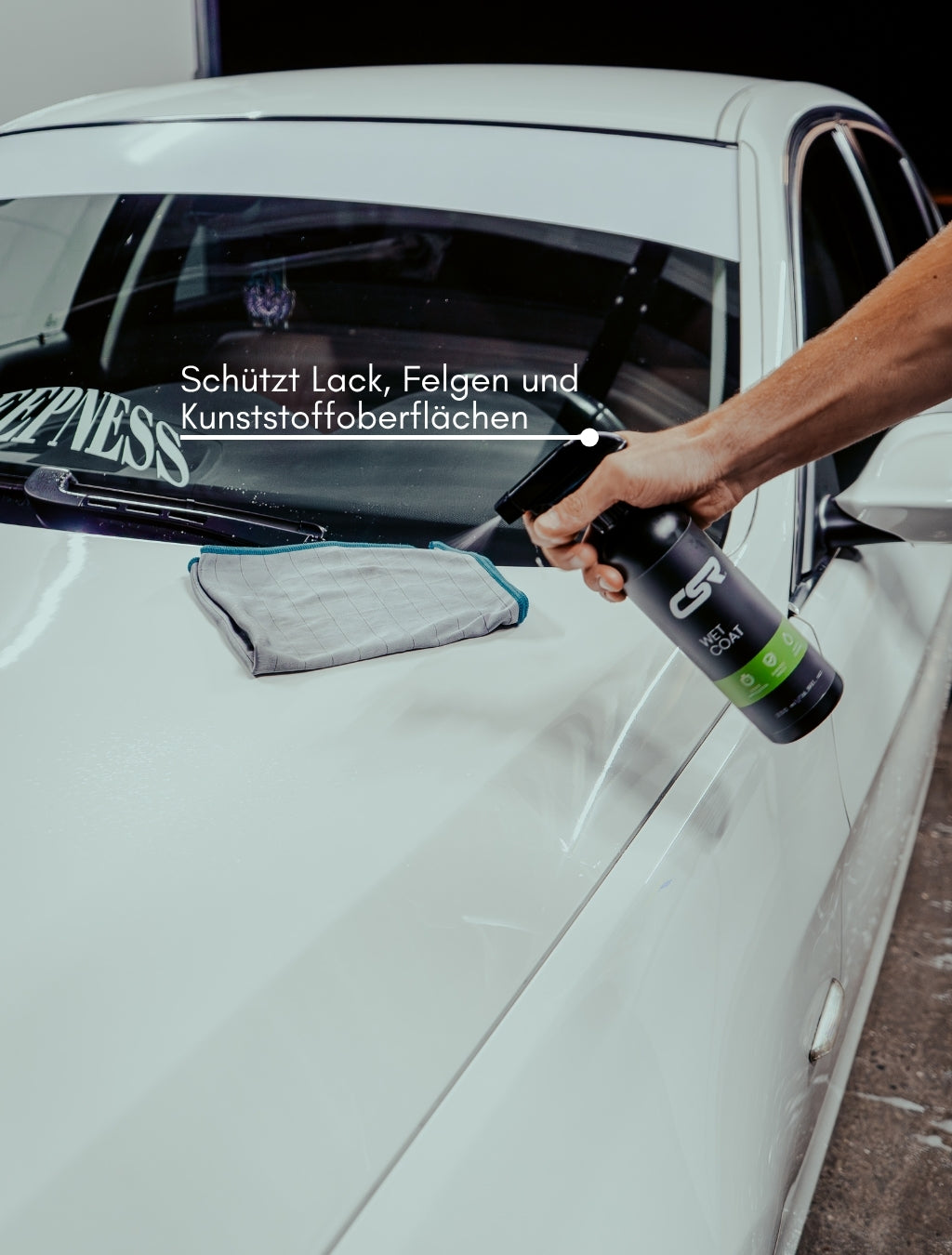 CSR Wet Coat – schuetzt Lack, Felgen und Kunststoffoberflaechen vor Schmutz und Wasser