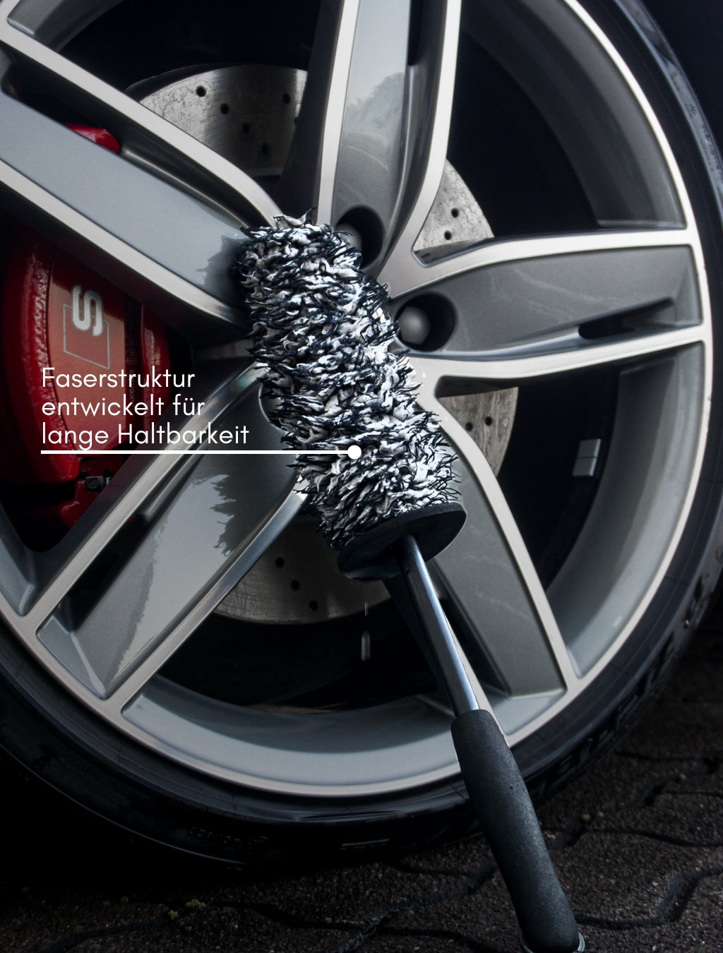 CSR Wheel Brush – langlebige Faserstruktur fuer effiziente und nachhaltige Felgenreinigung