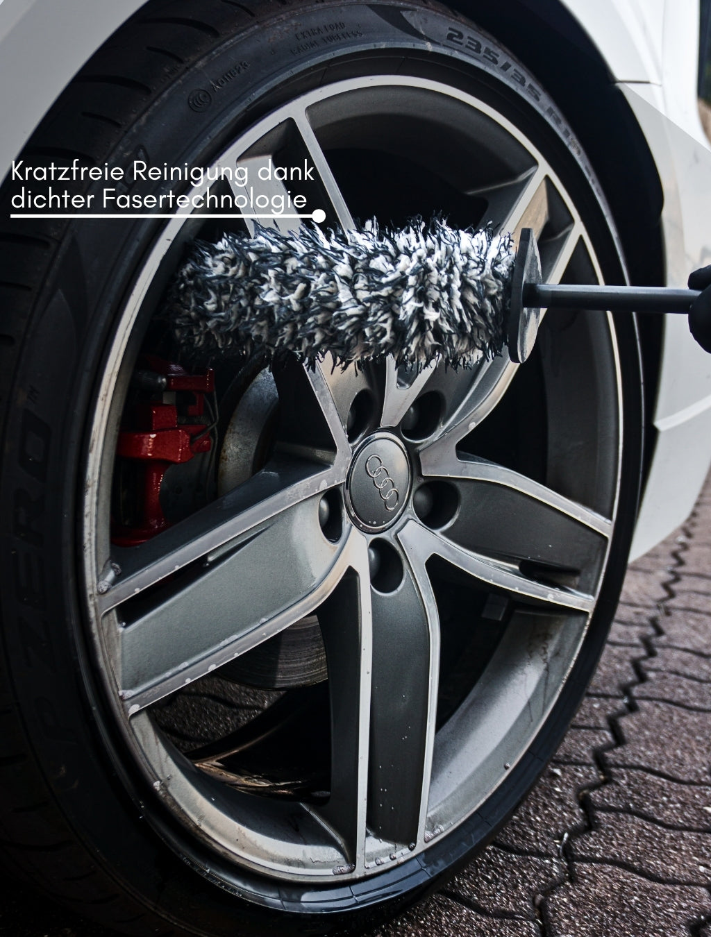 CSR Wheel Brush – kratzfreie Reinigung dank dichter und weicher Fasertechnologie