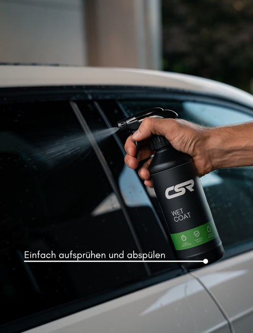 CSR Wet Coat – einfach aufsprühen und abspuelen fuer schnellen Glanz und Schutz